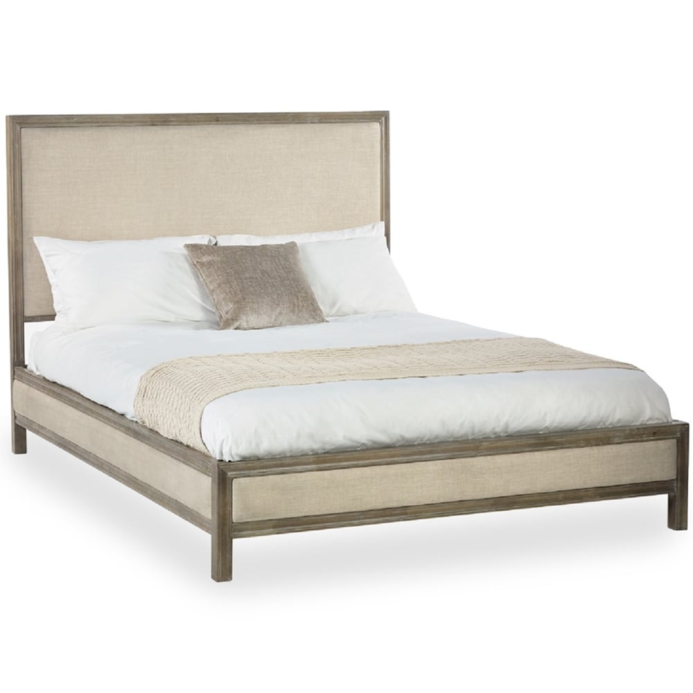 Julian Bowen Lucie Double Cream Upholstered Bed Frame Image 2