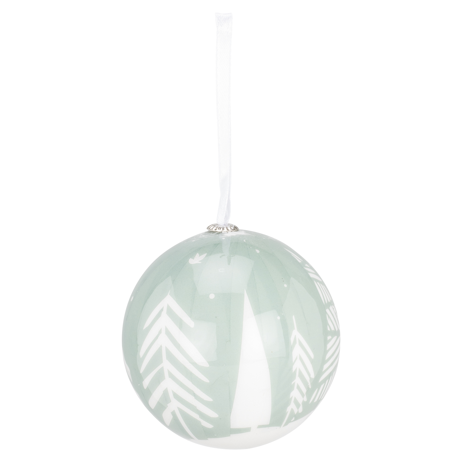 Set of 3 Christmas Decoupage Baubles Image 5