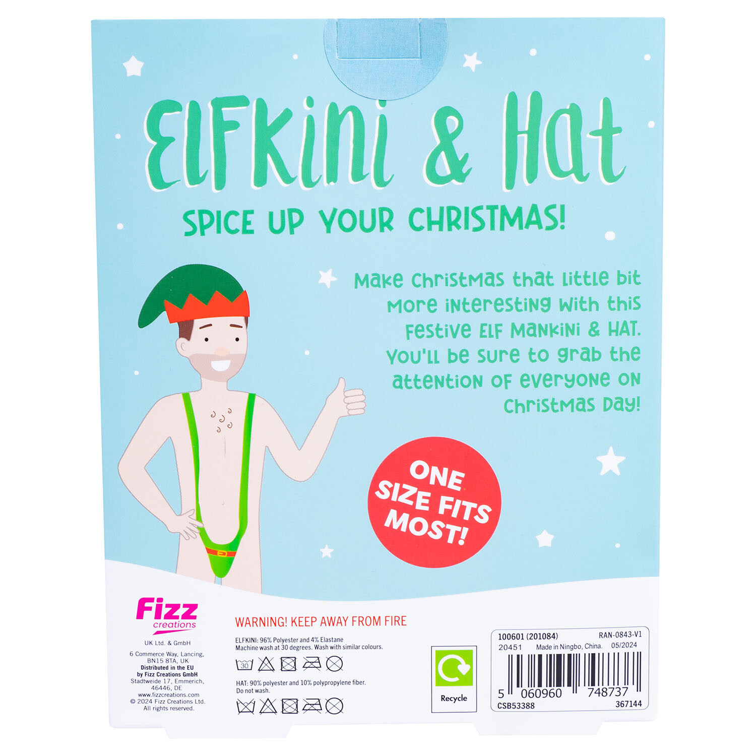 Elfkini and Hat Set - Green Image 3