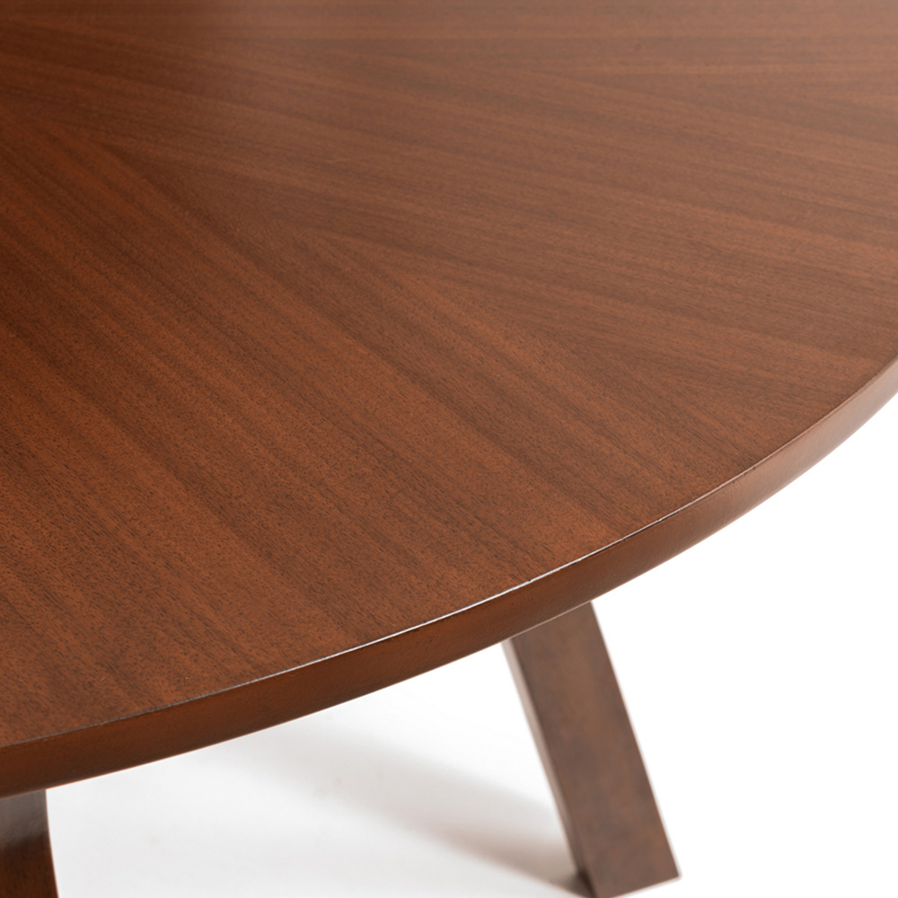 Julian Bowen Huxley 4 Seater Round Dining Table Set Image 5