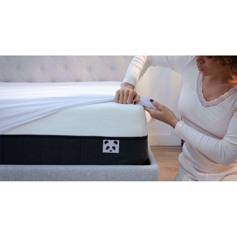 Panda London King Size Waterproof Hypoallergenic Bamboo Mattress Protector Image 2