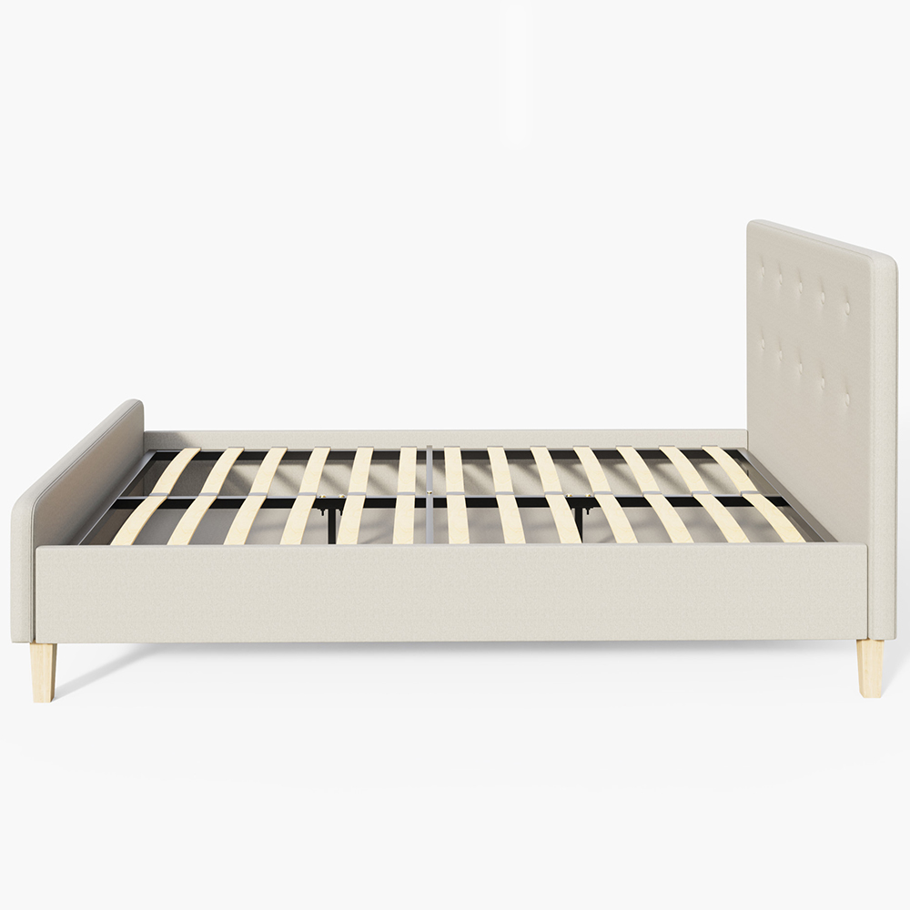 GFW Ashbourne Double Natural Bed Frame Image 5