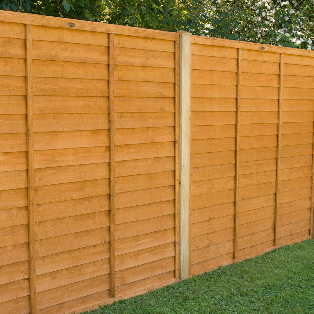 Forest Garden Trade Lap Fence Panel 6 x 5ft Image 1