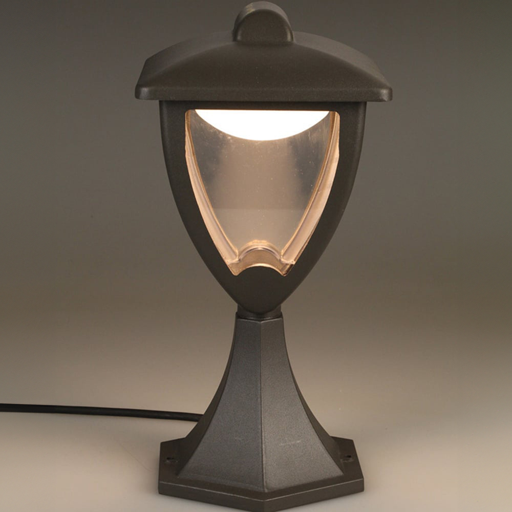 Luxform Luxembourg Anthracite Post Light Image 2