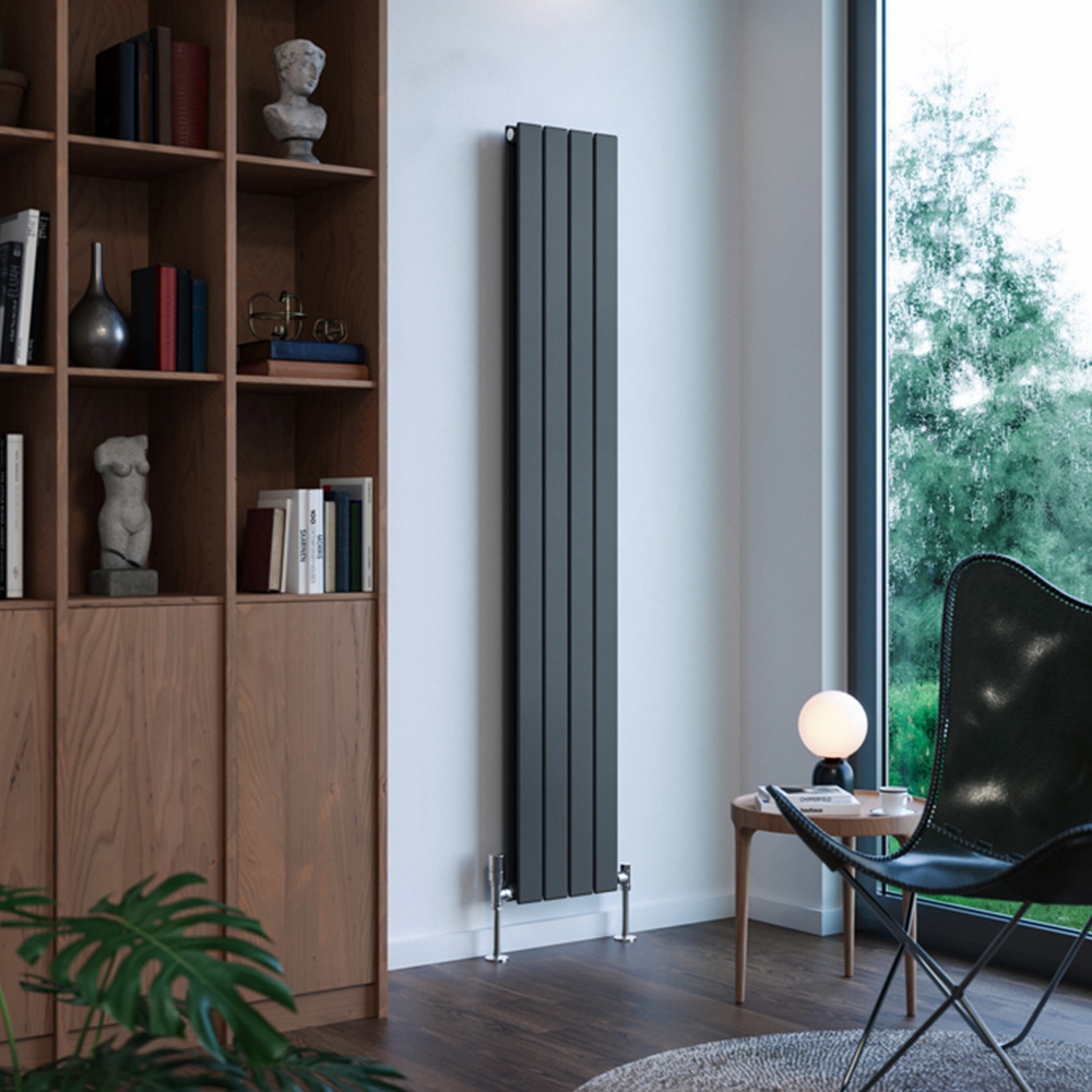 Terma Forte 2776 BTU Metallic Grey Double Panel Radiator 1800 x 292mm Image 2