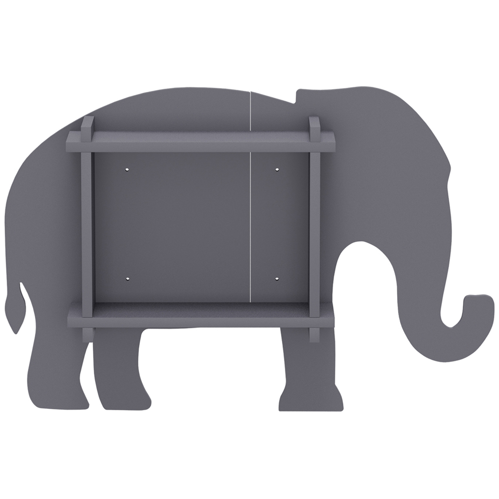 Homebase Grey Elephant Shelf Kit 2 Pack Image 4