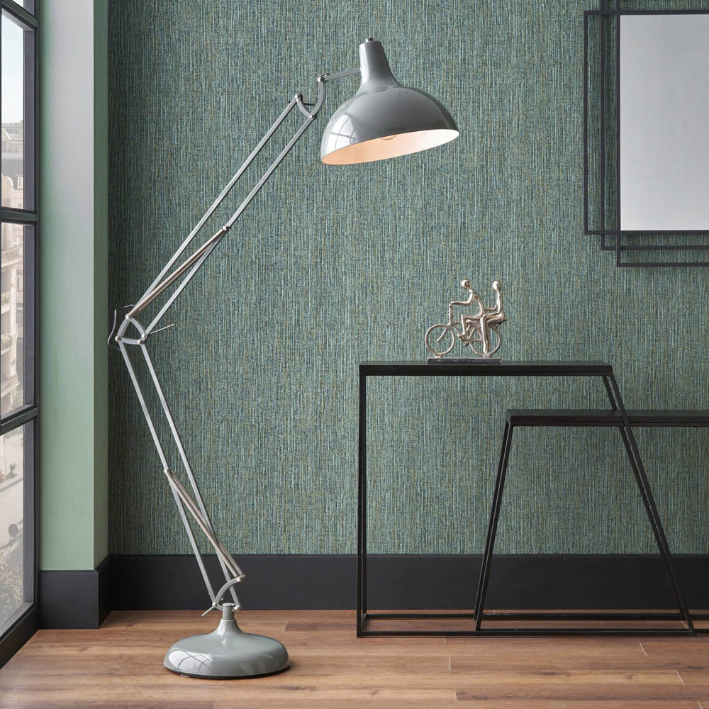 Pacific Lifestyle Alonzo Grey Metal Floor Lamp Image 2