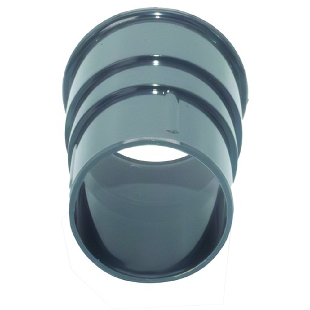 FloPlast Mini Gutter Downpipe Socket Anthracite Grey 50mm Image 2