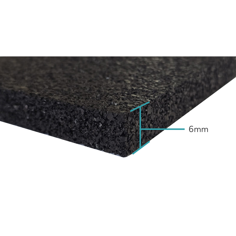 Ecotred 6mm Heavy Duty Rubber Roof Membrane Protection Roll 10 x 1.25m 12 Pack Image 5