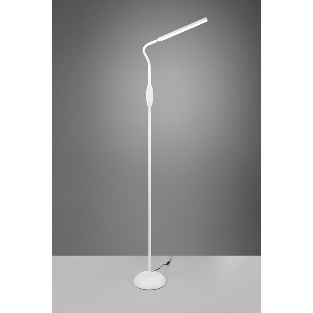 TRIO Toro White LED Floor Lamp Image 6