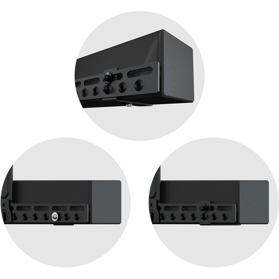 AVF Universal Sound Bar Mounting Kit - Black Image 2