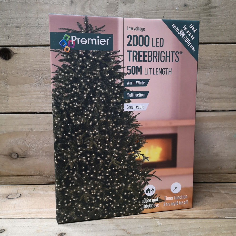 Samuel Alexander TreeBrights 2000 Warm White LED String Light 50m Image 9