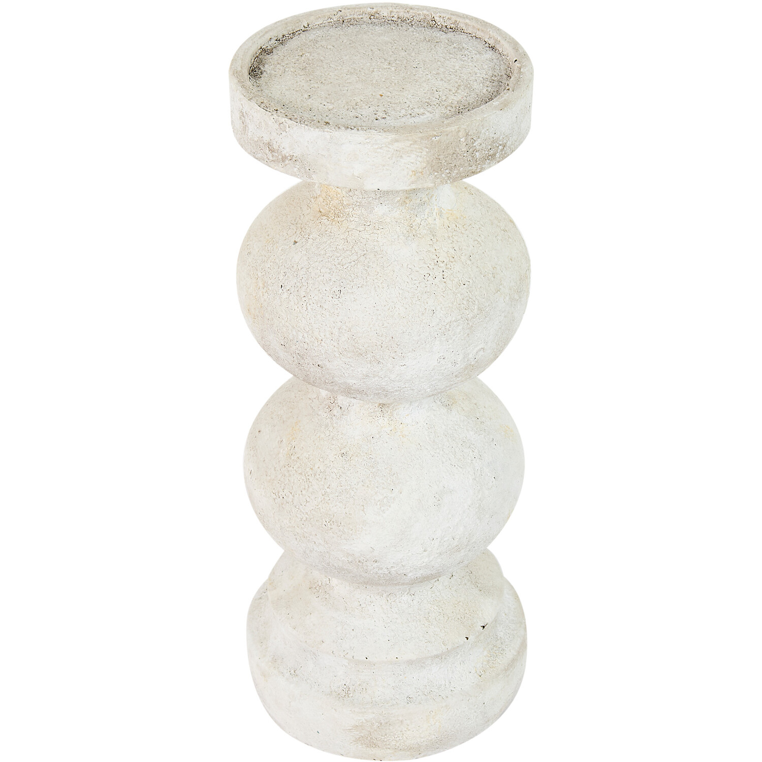 Eden Pillar Candle Holder - White Image 2