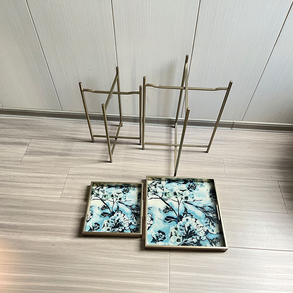 Acacia Home Set of 2 Square Table Image 3