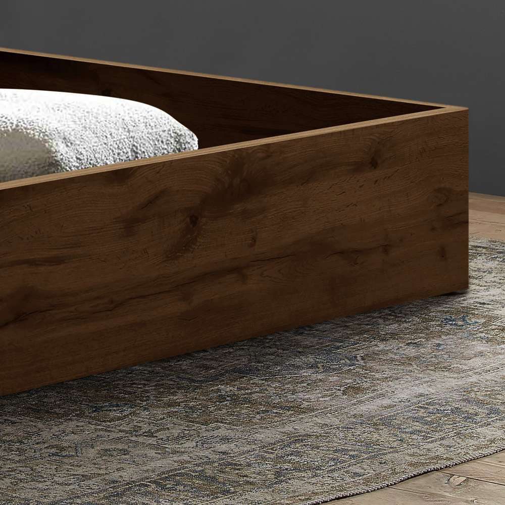 Birlea Halfden King Size Ottoman Bed with Boucle Winged Headboard Image 8