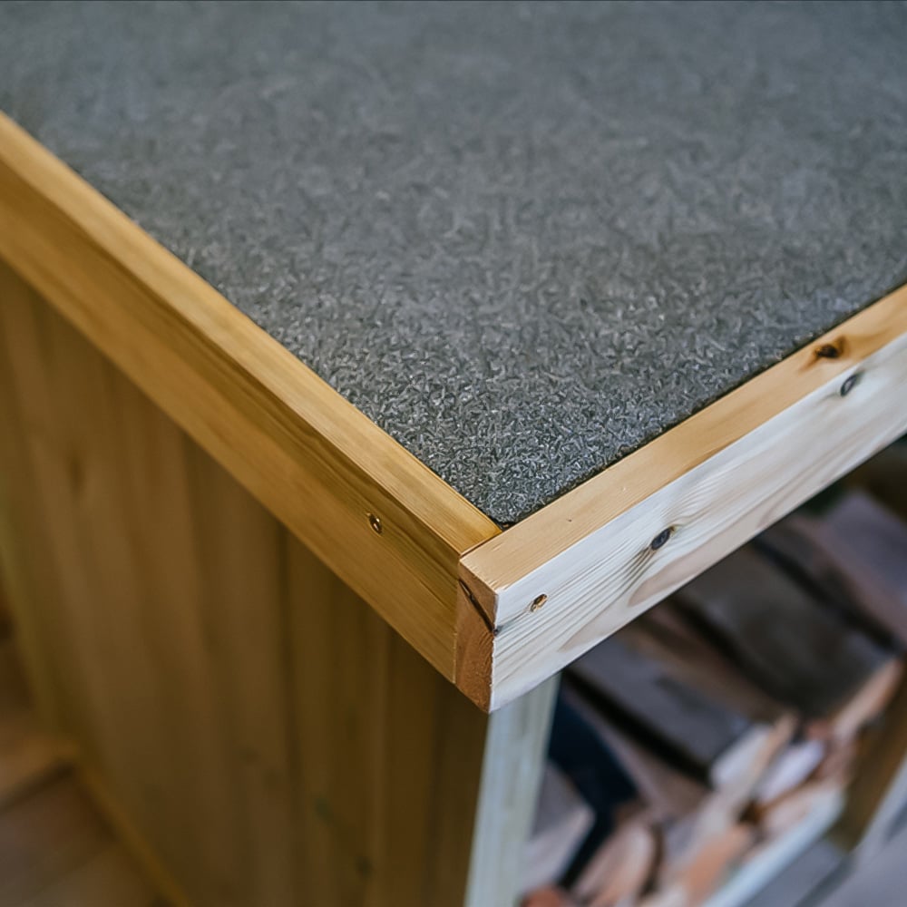 The Garden Village Billington 5 x 3ft Small Log Shed Image 5