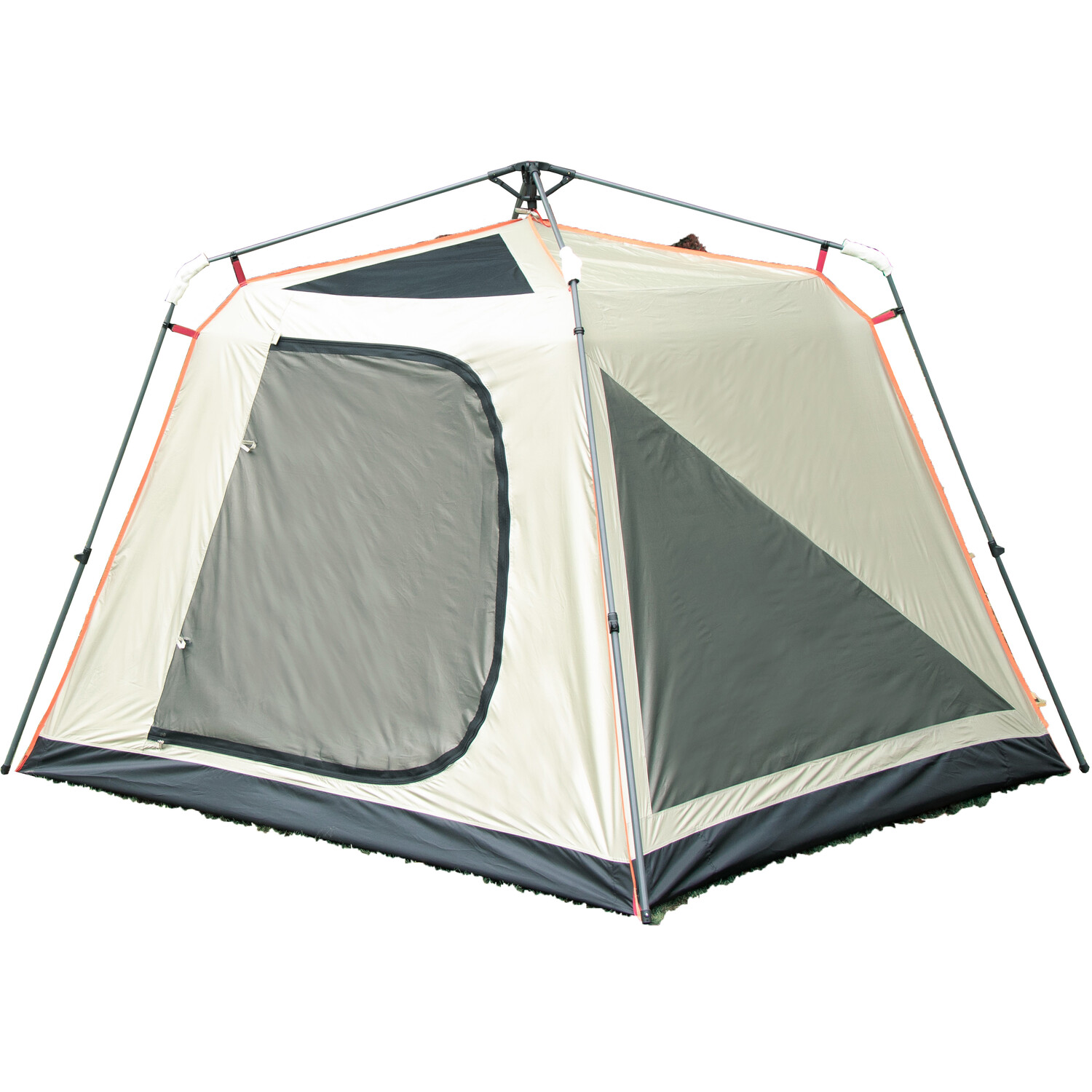 Active Sport 3 to 4 Person Tent - White and Grey Image 5