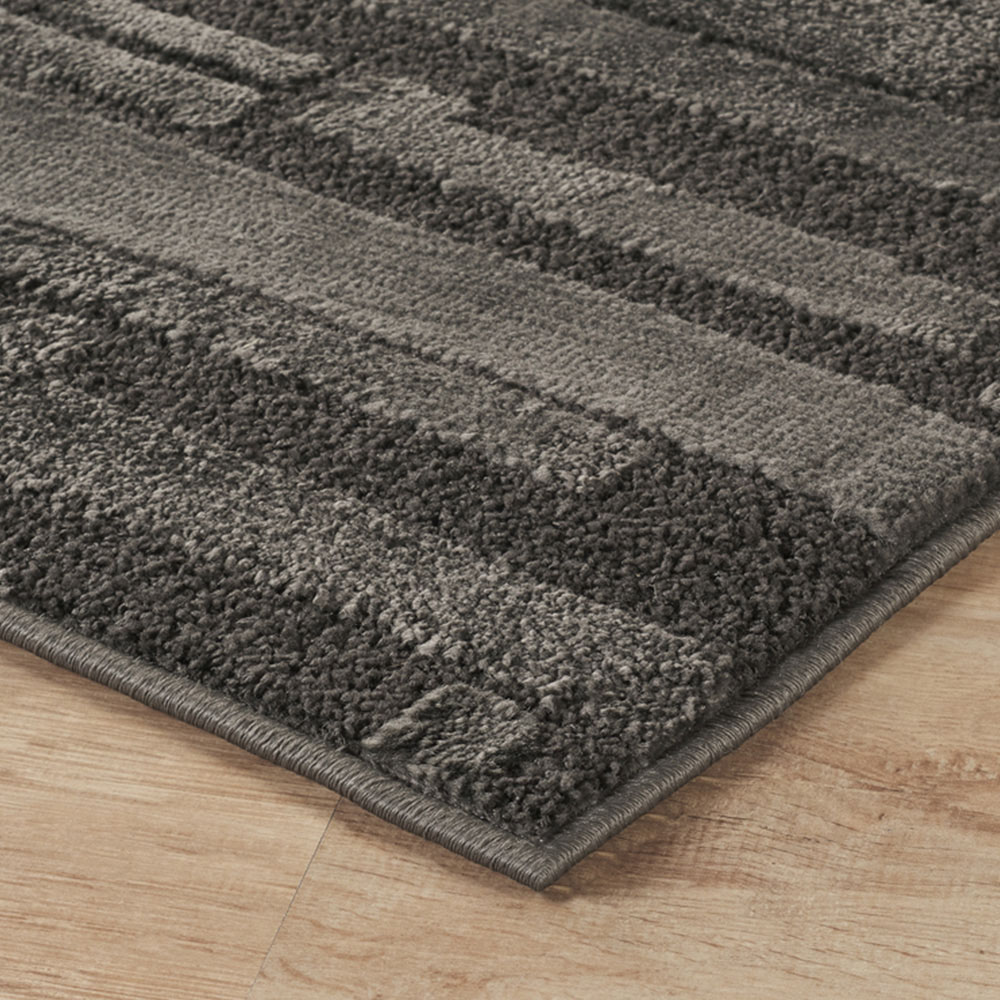 Desire Rugs Hamilton Dark Grey Bold Geometric Rug 200 x 290cm Image 4