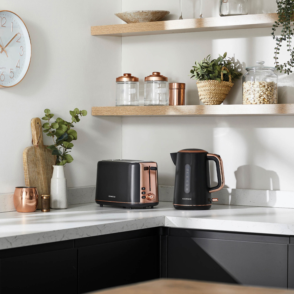 Kenwood KW1125 Abbey Lux Black and Rose Gold 1.7L Kettle 3000W Image 6