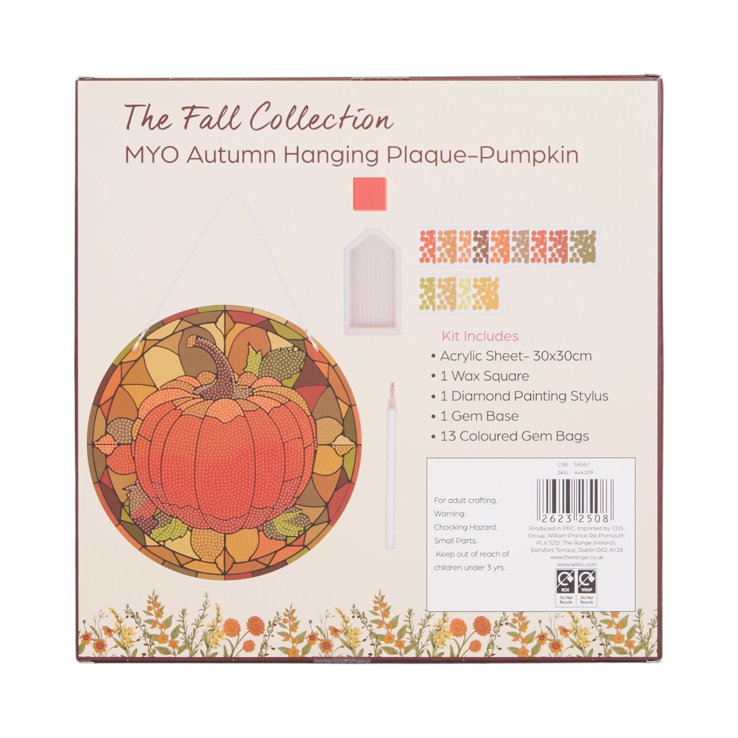 Make Your Own Autumn Hanging Plaque Kit Image 2