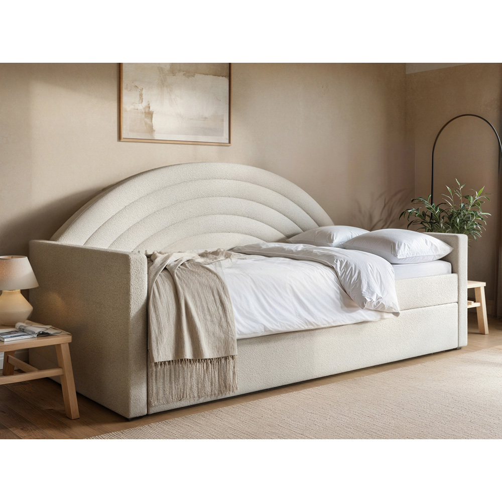 Flair Noa Beige Teddy Rainbow Day Bed with Trundle Image 6