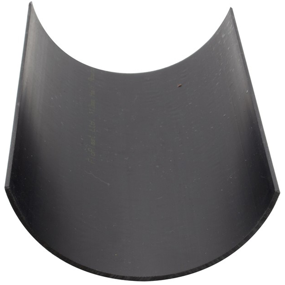 FloPlast Half Round Gutter Cast Iron Effect 112mm x 4m Image 2