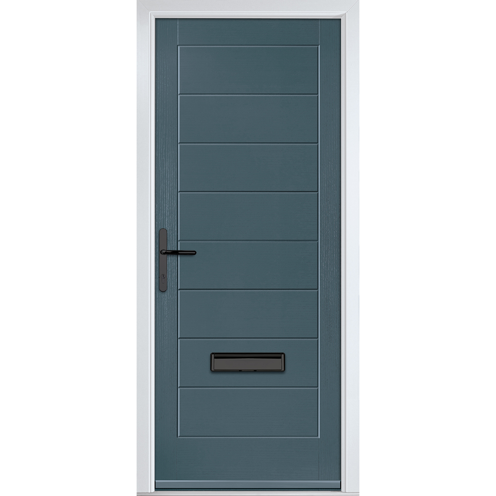 Crystal-Direct Monza Slate Grey GRP Right Hand Open Front Door 2090 x 920mm Image 1