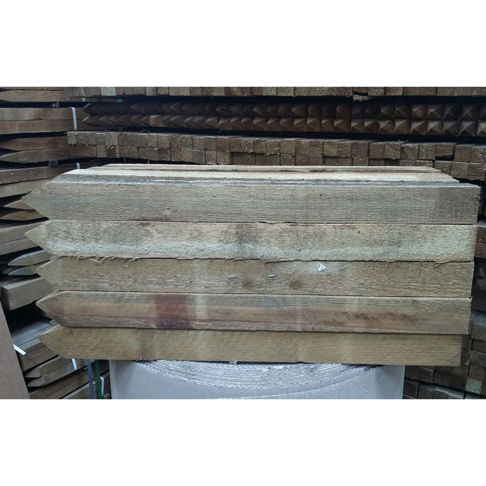 Inspirational Gifting Square Pointed Wooden Tree Stake 60cm x 45mm 20 Pack Image 4