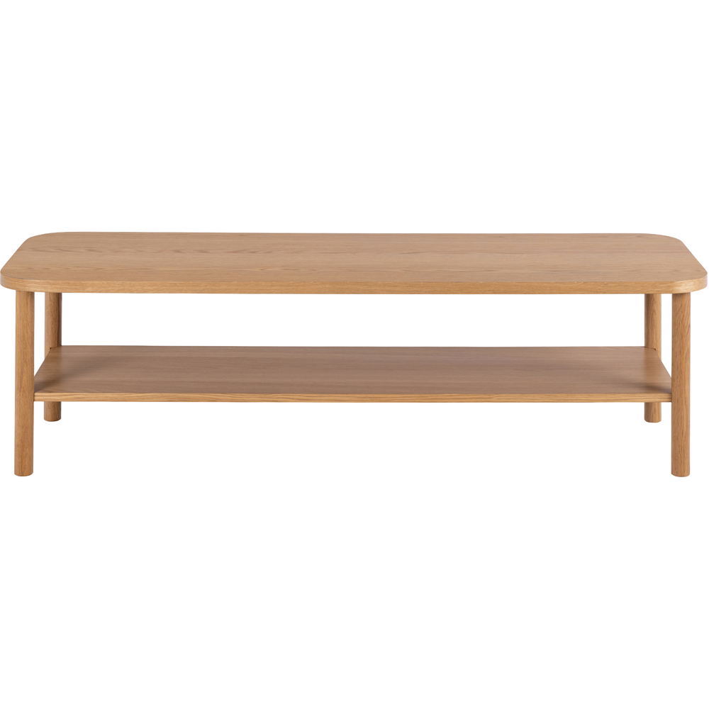 Florence Banbury Oak Rectangular Coffee Table Image 2