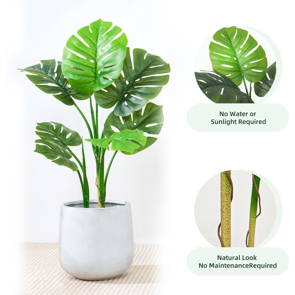 Monstera Tree Indoor Artificial Plant 140cm Image 4