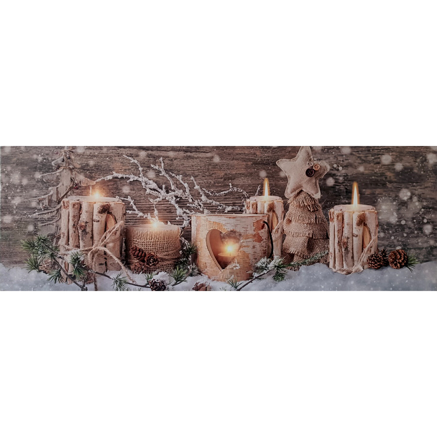 Winter Wonderland LED Canvas Image 1