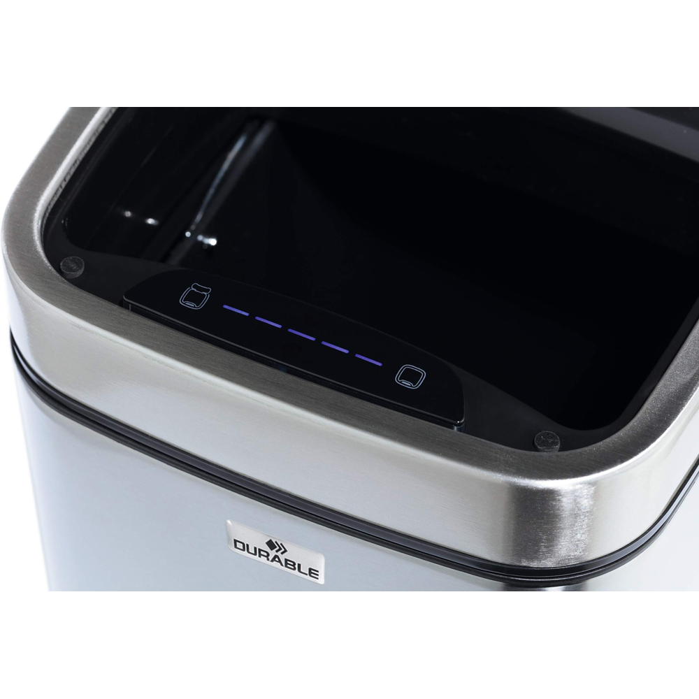 Durable Silver Motion Sensor Bin 6L Image 3