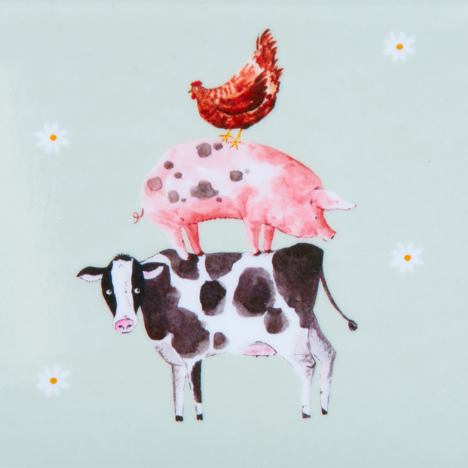 Daisy Farm Tray - Small Tray Image 3