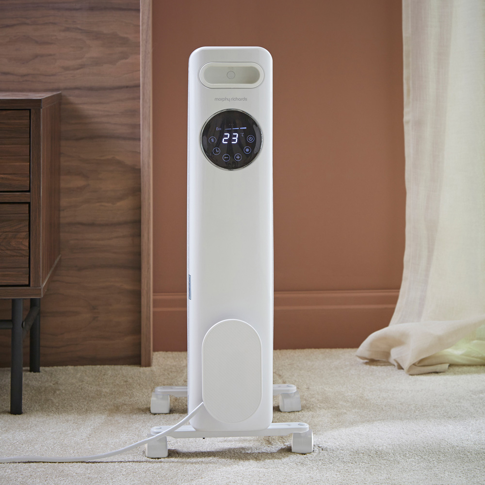 Morphy Richards White Digital Oil Filled Radiator 1500W Image 8