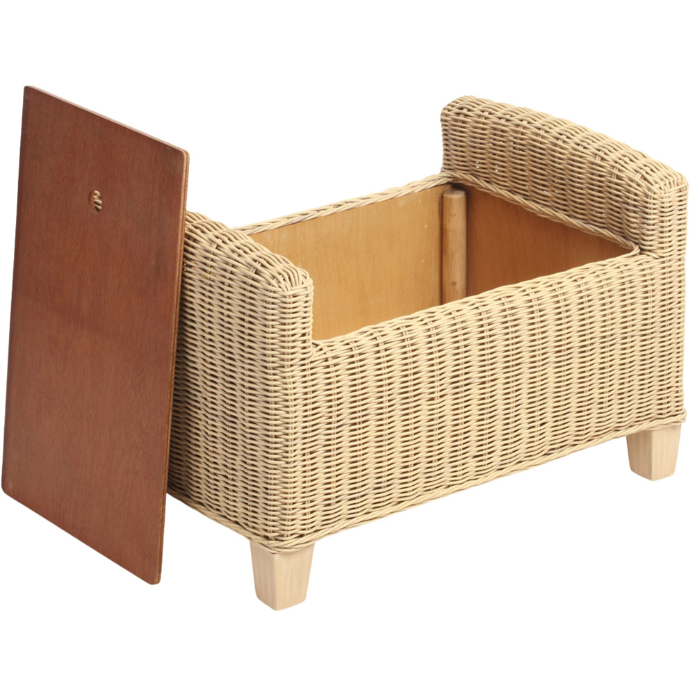 Desser Furniture Dijon Cotton Cream Footstool Image 5