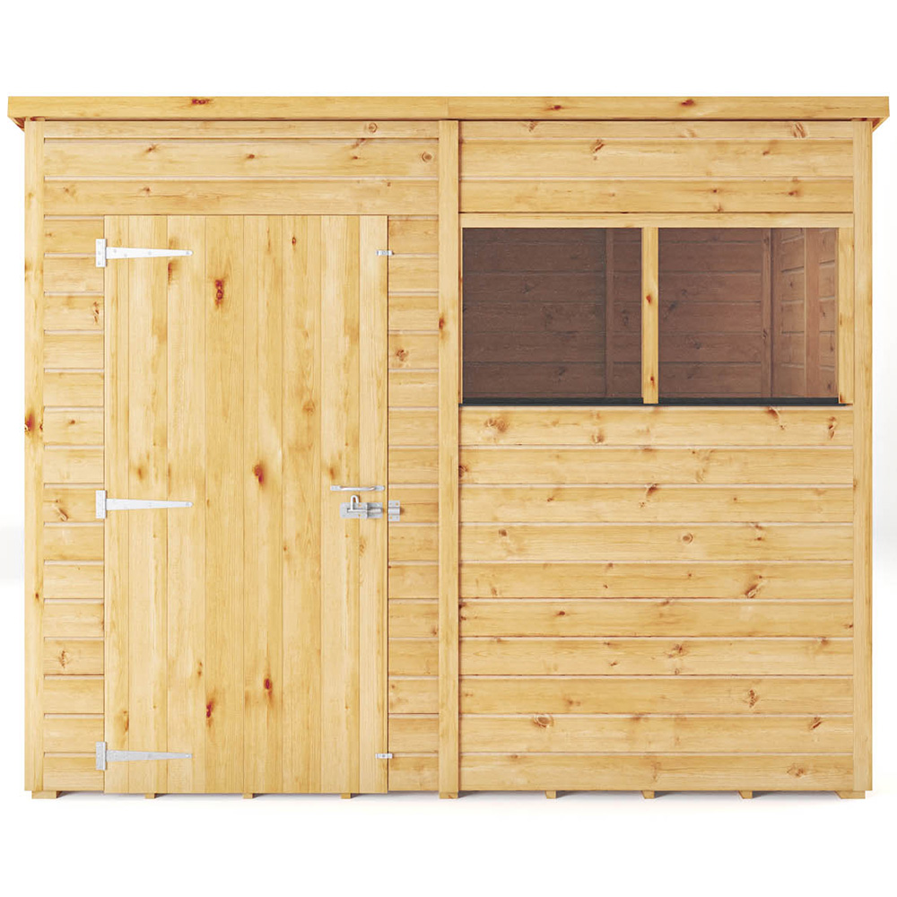 Mercia Woodsman 8 x 4ft Shiplap Pent Shed Image 3