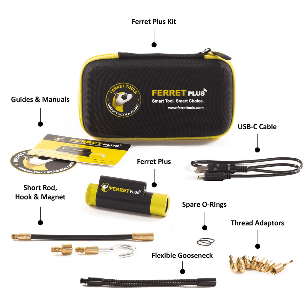 Ferret Plus Wireless 1080p HD NC Voltage Detector Inspection Camera Bundle Image 3