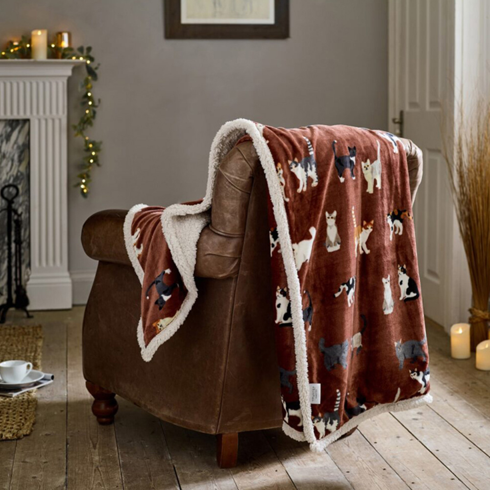 Deyongs Brick Mixed Kitty Throw 140 x 180cm Image 2