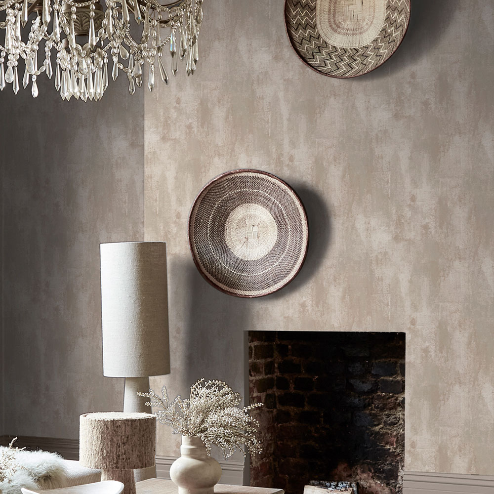 Abigail Ahern Oxidised Opulence Limestone Wallpaper Image 3