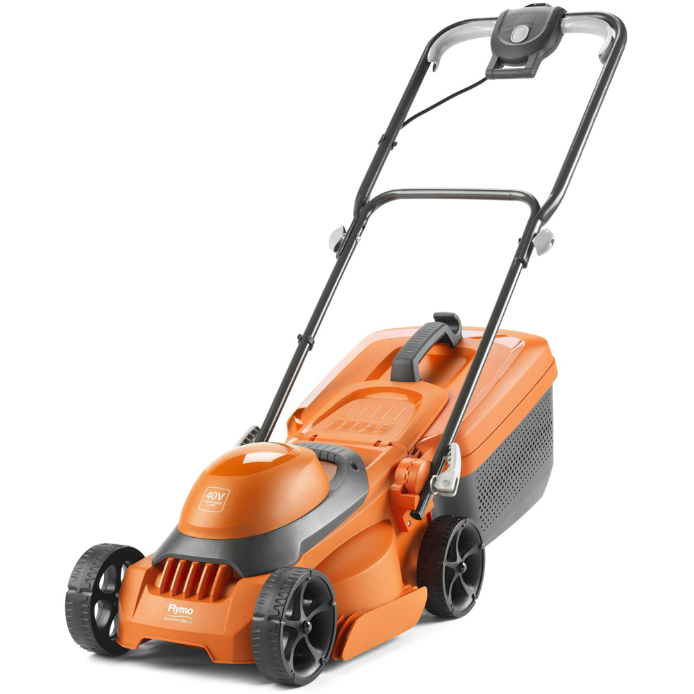 Flymo SimpliStore 300Li 9705395-01 40W Hand Propelled 30cm Rotary Lawn Mower Image 1