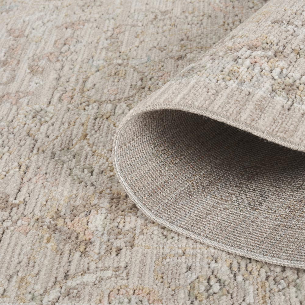 Desire Rugs Maia Beige Floral Non Slip Rug 120 x 180cm Image 4