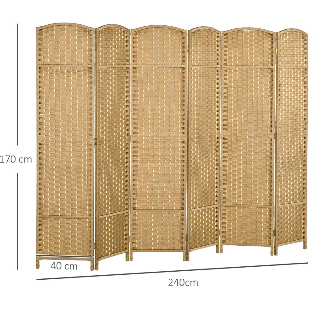 Portland 6 Panel Privacy Screen Protector 240 x 170cm Image 9