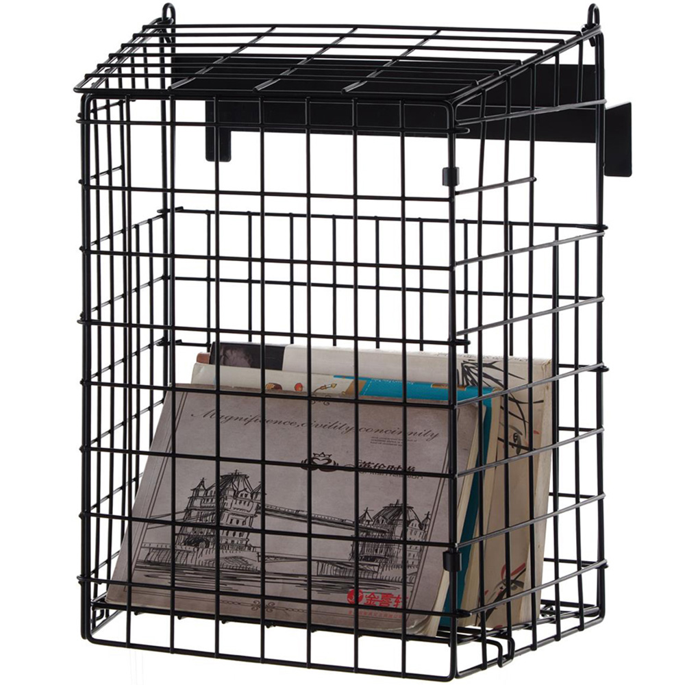 House of Home Black Easy Access Letterbox Cage Image 5