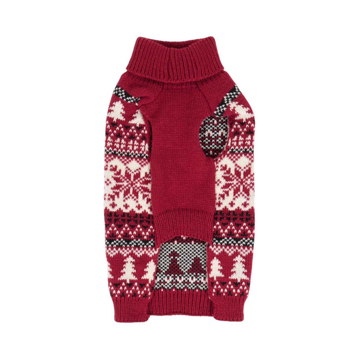 Fair Isle Dog Jumper XS Image 4