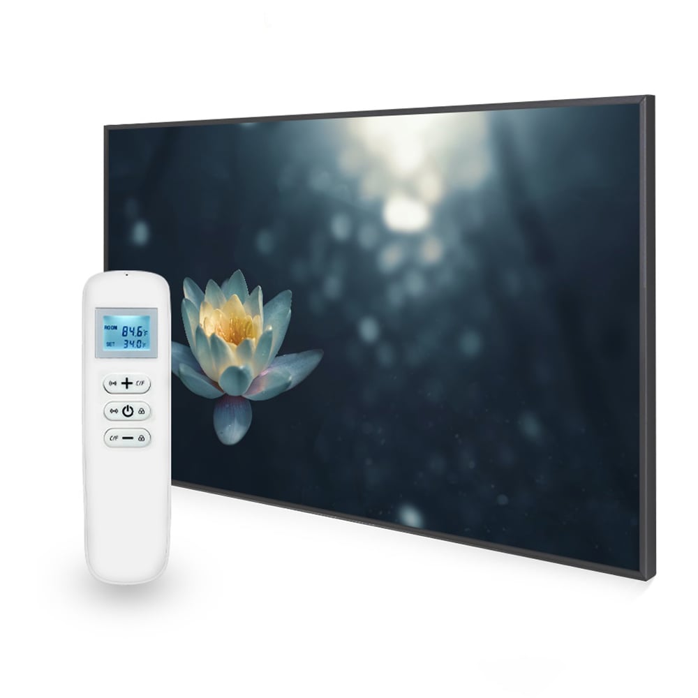 Mirrorstone Nexus Pond Lilly Picture Wi-Fi Infrared Heating Panel 900W 795 x 1195mm  Image 3