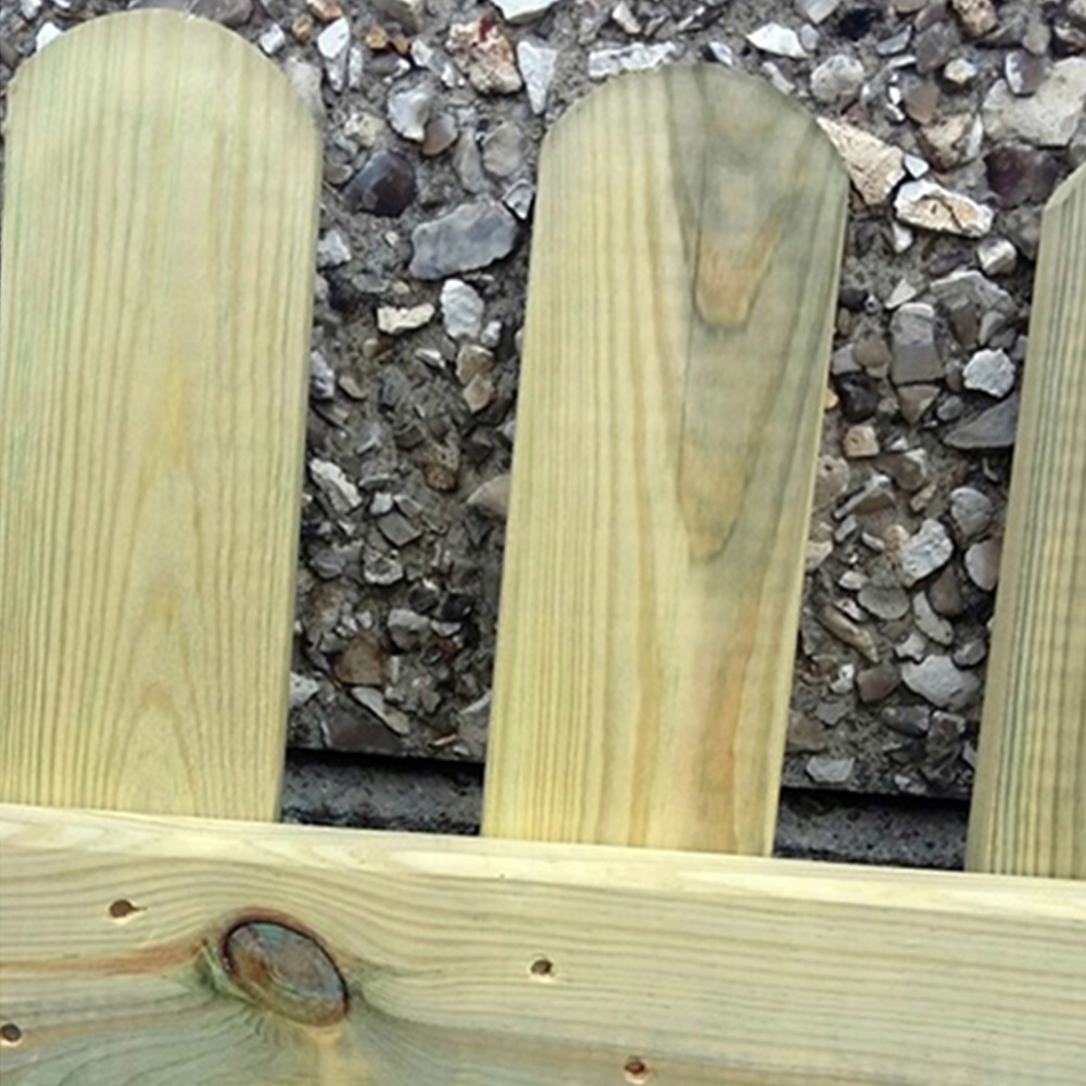 Inspirational Gifting Hand Built Treated Wood Picket Garden Fence Panels 90 x 180cm 2 Pack Image 5