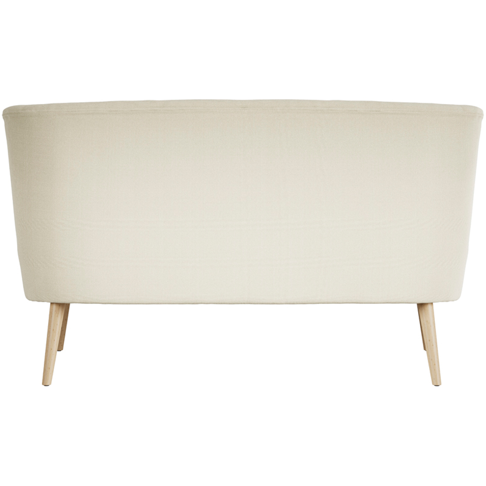 Beau 2 Seater Sand Blonde Wood Sofa Image 5