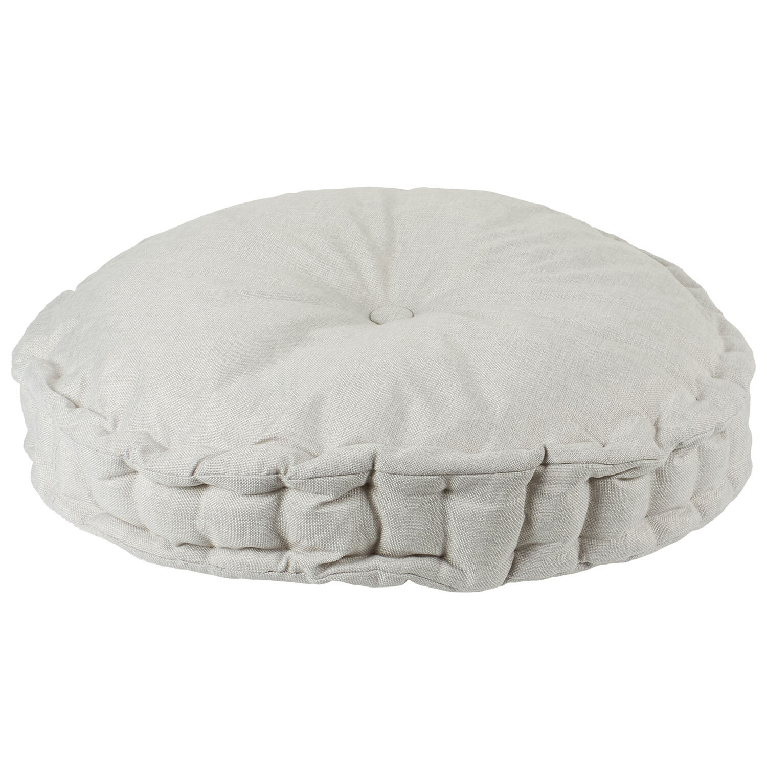 Outdoor Round Floor Cushion - Grey Image 5