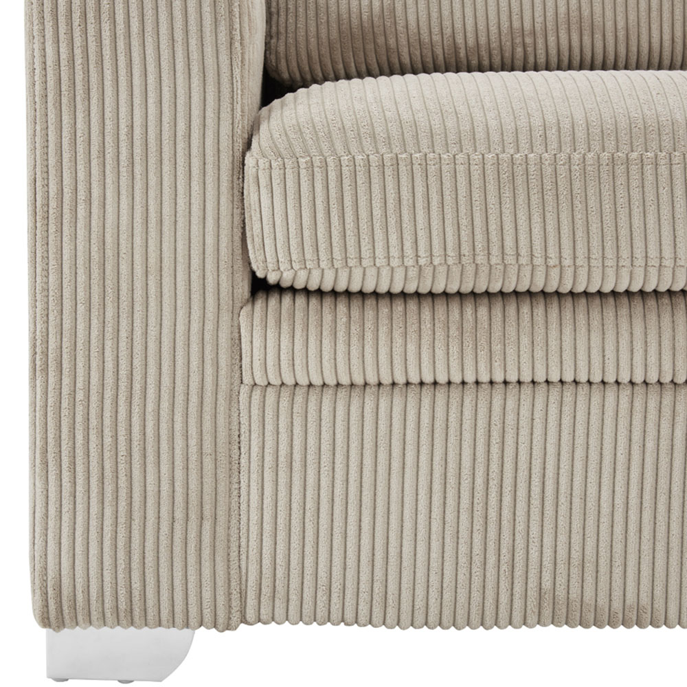 Home Detail Alcott 6 Seater Mocha Jumbo Cord Fabric Right Hand Corner Sofa Image 8