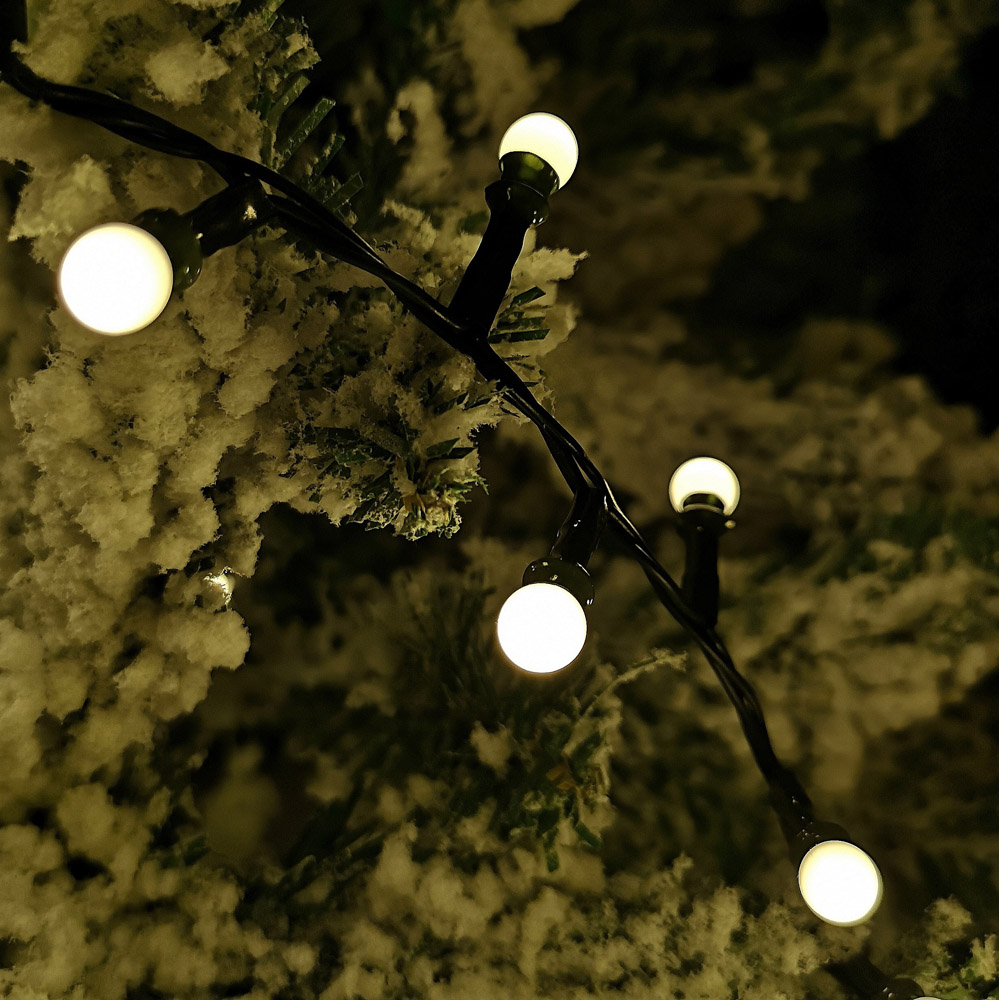 Samuel Alexander Warm White LED Frosted Berry Christmas String Lights 7.5m Image 3